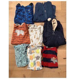 3-6 Month Fleece Pajamas and Bunting Bundle